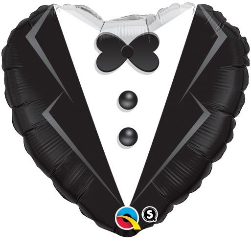 Folienballon Wedding Tuxedo