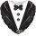 Folienballon Wedding Tuxedo
