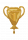 Folienballon Pokal Gold