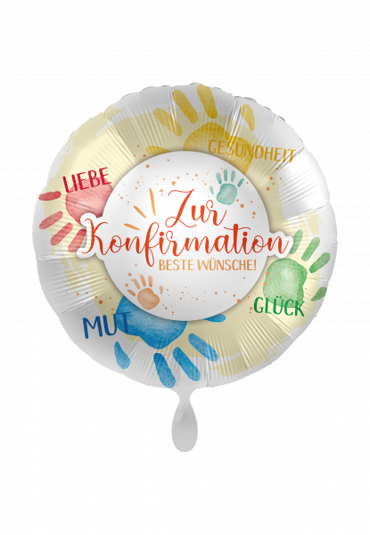 Folienballon Konfirmation Wünsche