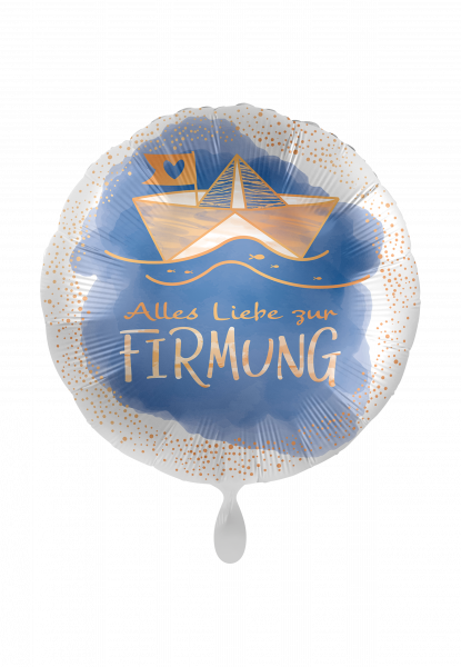 Folienballon Firmung Sailing Ship