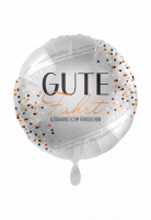 Folienballon Gute Fahrt Glitter