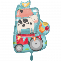 Folienballon Barnyard Birthday - Bauernhof