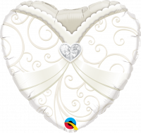 Folienballon Wedding Gown - Hochzeit