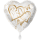 Folienballon Herzen 50 Jahre groß
