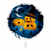 Folienballon Fröhlicher Kürbis