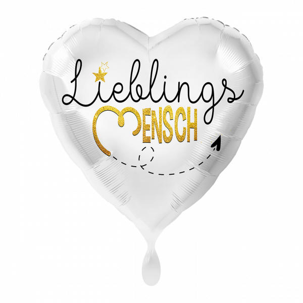 Folienballon Lieblingsmensch