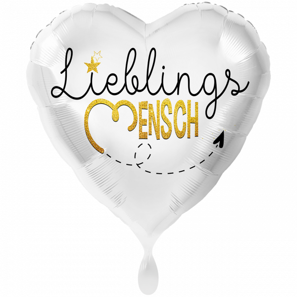 Folienballon Lieblingsmensch groß