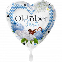 Folienballon Oktoberfest Herzen groß