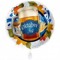 Folienballon Oktoberfest Bierglas groß