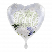 Folienballon Taufe - Blüten