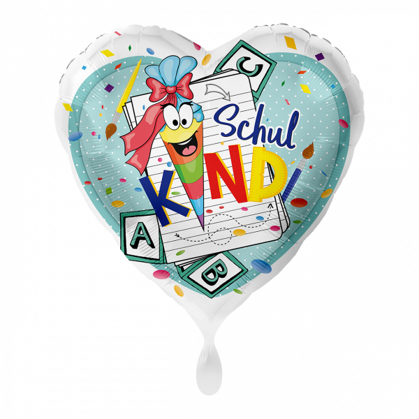 Folienballon Einschulung - Schulkind