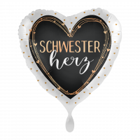 Folienballon Schwesterherz