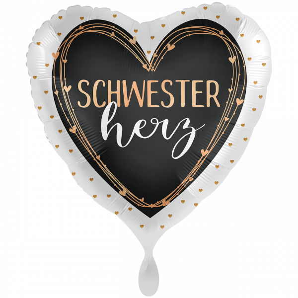 Folienballon Schwesterherz groß