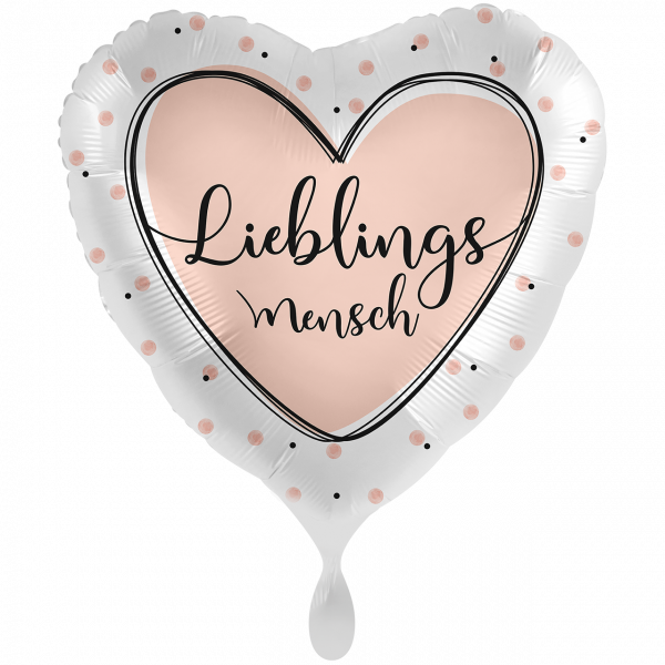 Folienballon Lieblingsmensch groß