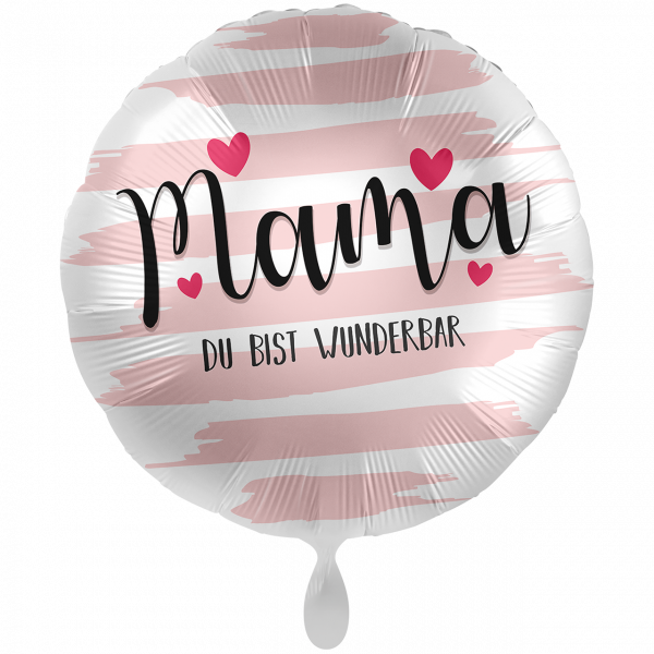 Folienballon Mama Du bist wunderbar