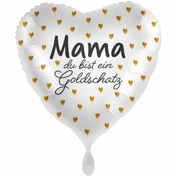 Folienballon Mama Goldschatz groß