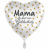 Folienballon Mama Goldschatz groß