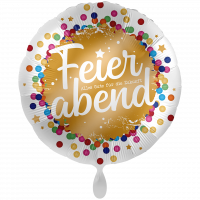 Folienballon Ruhestand Feierabend Konfetti groß