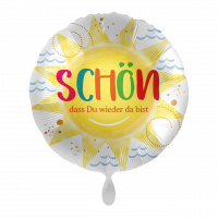 Folienballon Schön dass du wieder da bist