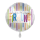 Folienballon Firmung Stripes