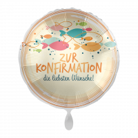 Folienballon Konfirmation Fish Swarm