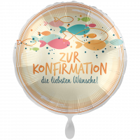 Folienballon Konfirmation Fish Swarm