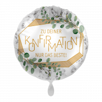 Folienballon Konfirmation Eucalyptus