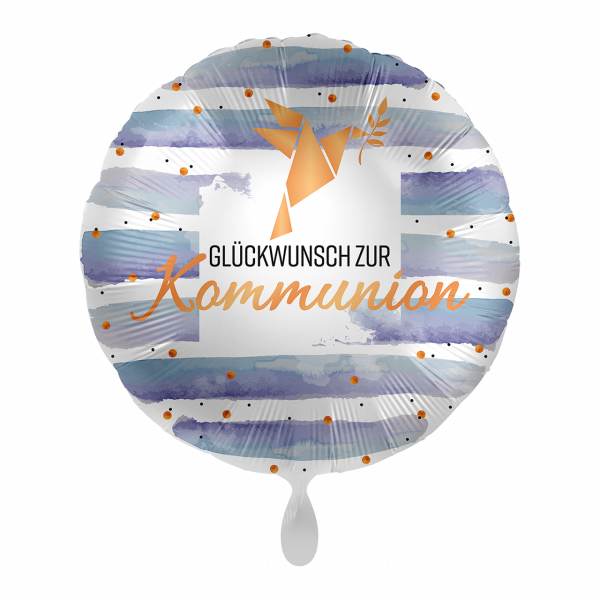 Folienballon Kommunion Dove