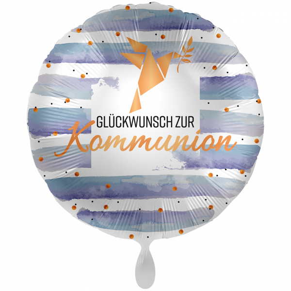 Folienballon Kommunion Dove groß