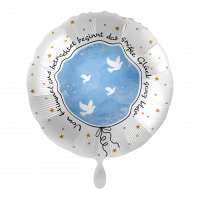 Folienballon Taufe - Kleines großes Glück...