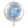 Folienballon Taufe - Kleines großes Glück Hellblau