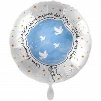 Folienballon Taufe - Kleines großes Glück...