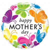 Folienballon Mothers Day Vivid Butterflies
