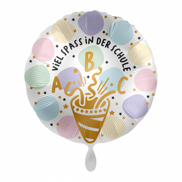 Folienballon Einschulung - Viel Spaß Schultüte