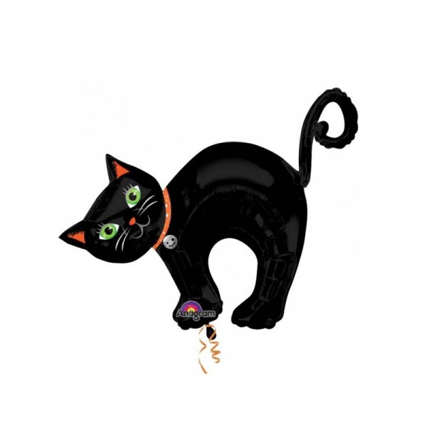 Folienballon Halloween Black Cat*