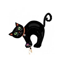 Folienballon Halloween Black Cat*
