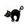 Folienballon Halloween Black Cat*
