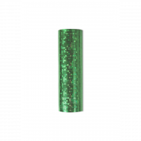 Luftschlangen grün holographic