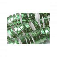 Luftschlangen grün holographic