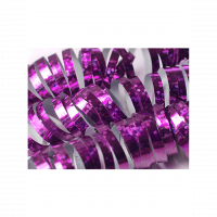 Luftschlangen violett holographic