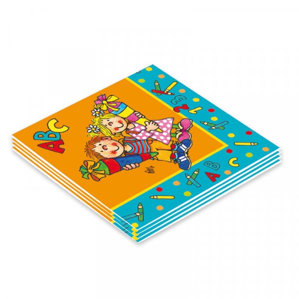 Servietten Schulanfang