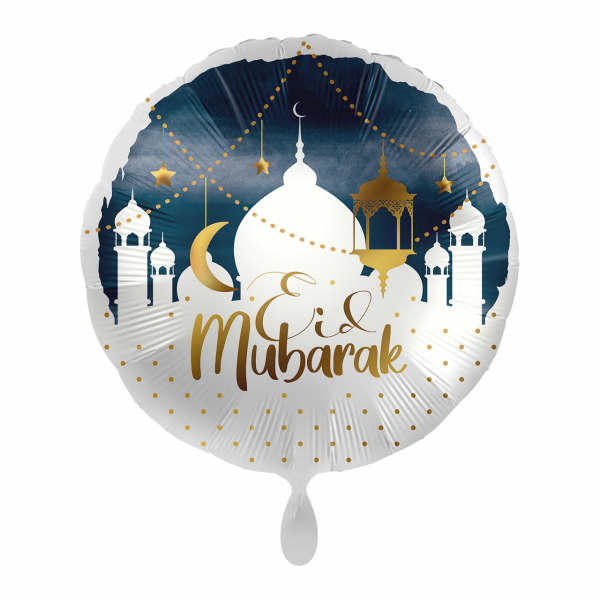 Folienballon Eid Mubarak Skyline