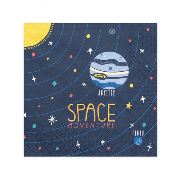 Servietten Space Party
