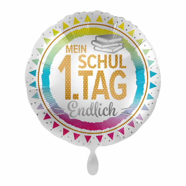 Folienballon Einschulung - Mein 1. Schultag - Endlich