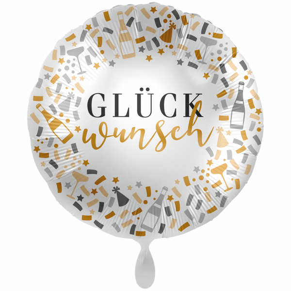 Folienballon Glückwunsch groß