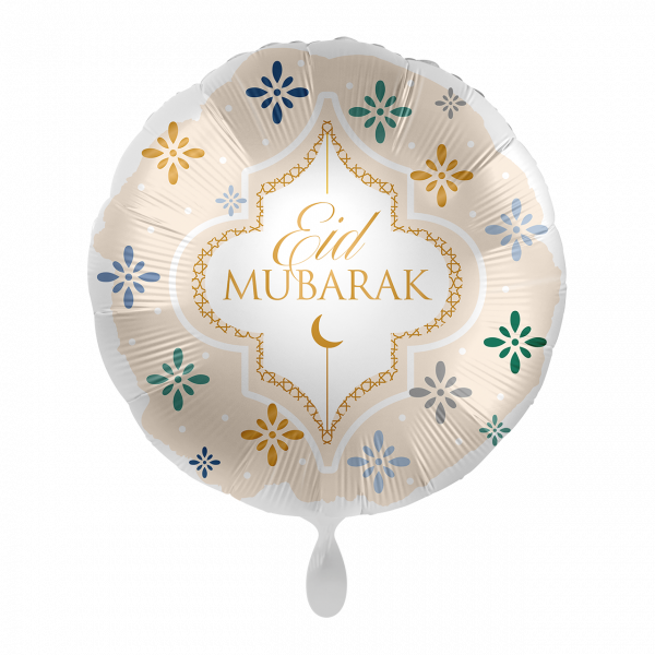 Folienballon Eid Mubarak Colorful