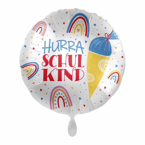 Folienballon Einschulung - Hurra Schulkind
