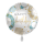 Folienballon Golden Blue Birthday