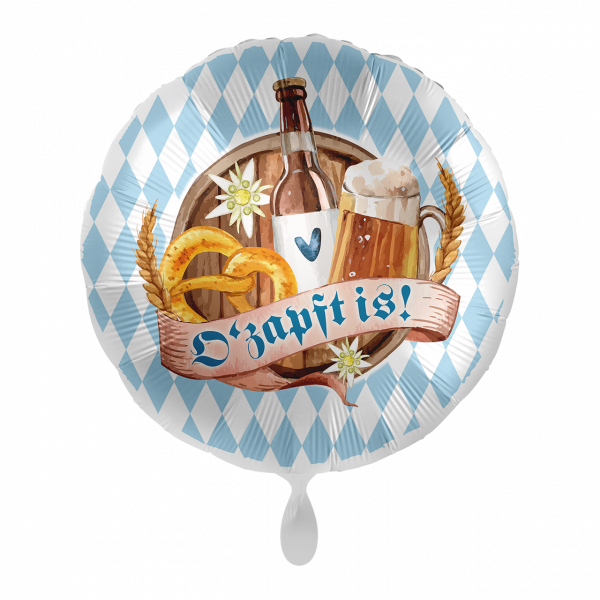 Folienballon Oktoberfest Ozapt is! blau
